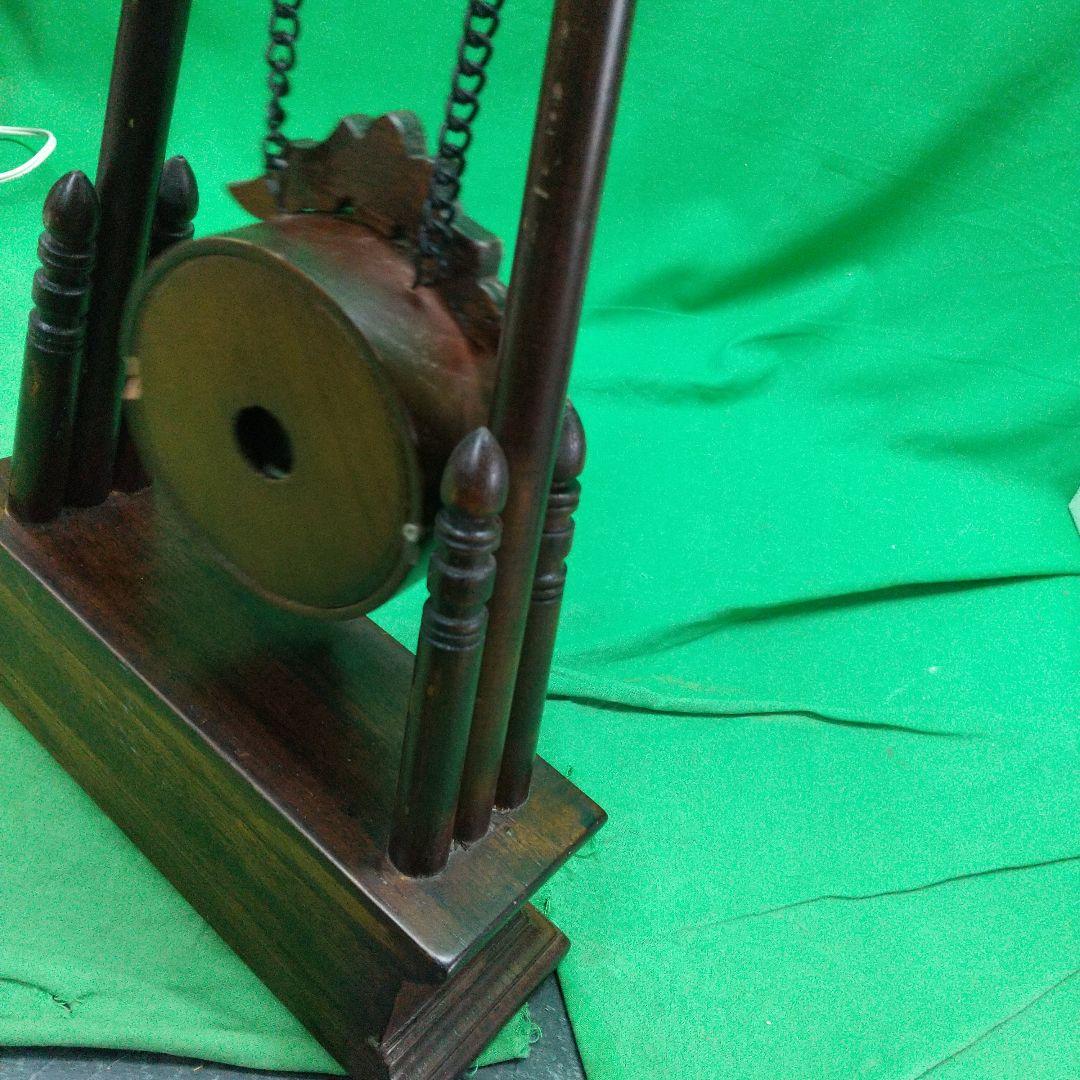 C-1[希少] タイ文字時計 置き時計 アンティーク インテリア ヴィンテージ