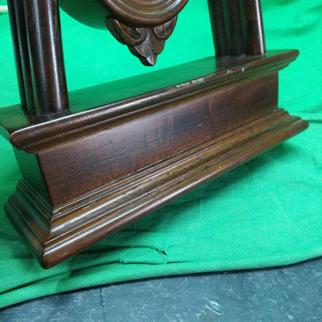 C-1[希少] タイ文字時計 置き時計 アンティーク インテリア ヴィンテージ