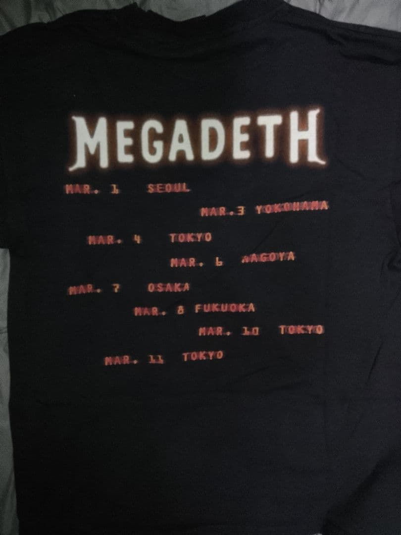 本日限定！ メガデス RISKツアー Tシャツ Mサイズ MEGADETH