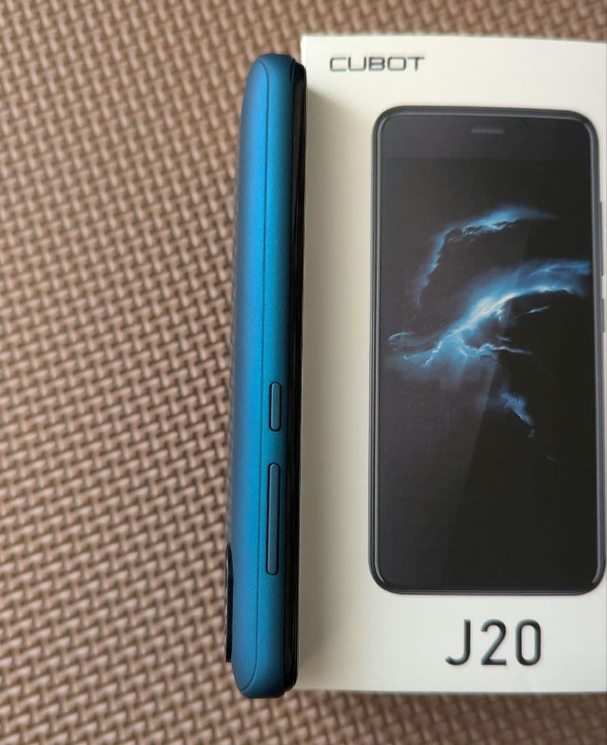 CUBOT J20 ４インチ スマートフォン 本体 ブルー