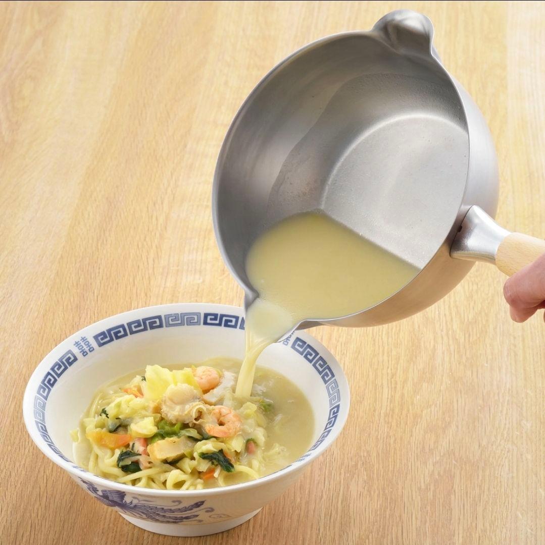 【売約済】新品 aikata アイカタ 両口ステンレス雪平鍋フタ付き 18cm