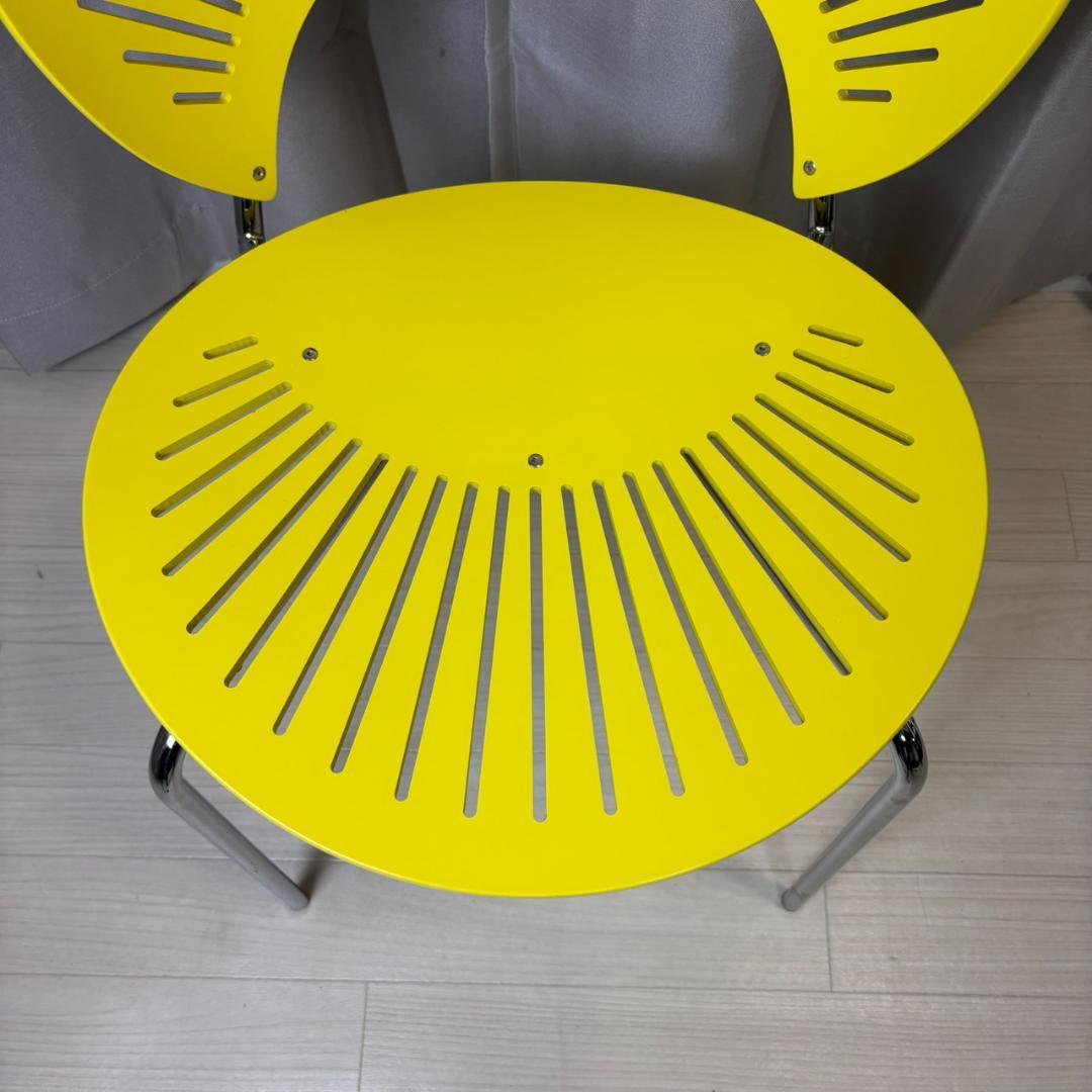 美品 フレデリシア トリニダードチェア ナナ・ディッツウェル イエロー