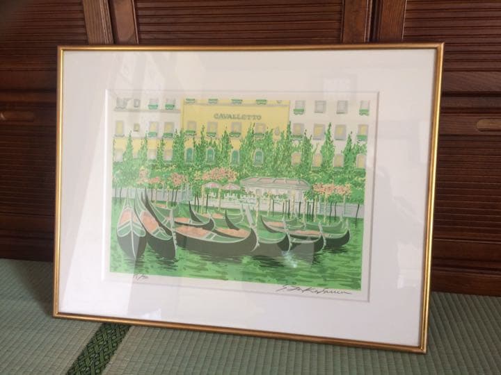 版画の絵 額装絵画