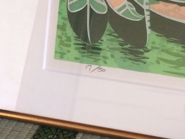版画の絵 額装絵画