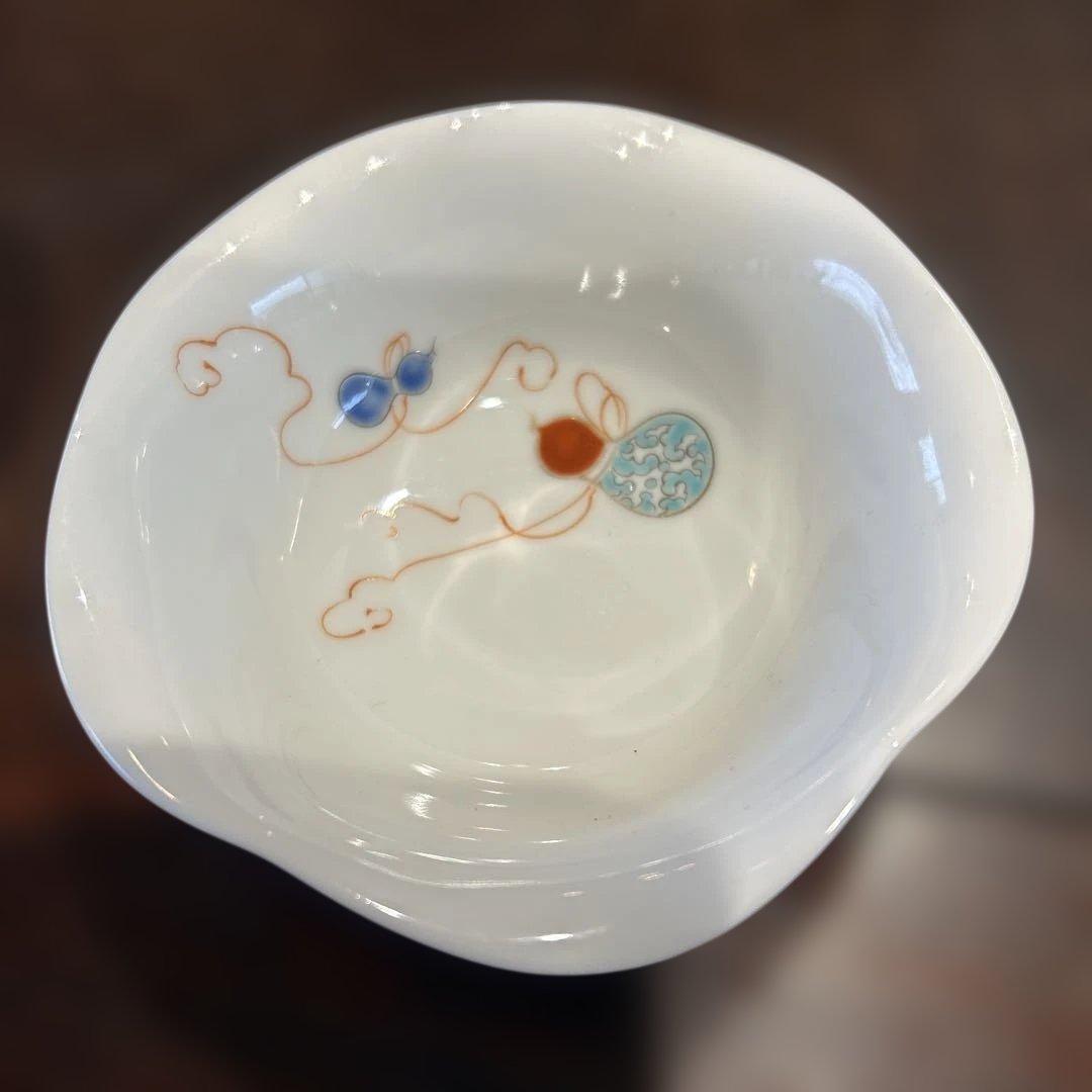 新春SALE 深川製磁　花ひょうたん　小鉢揃　小皿揃