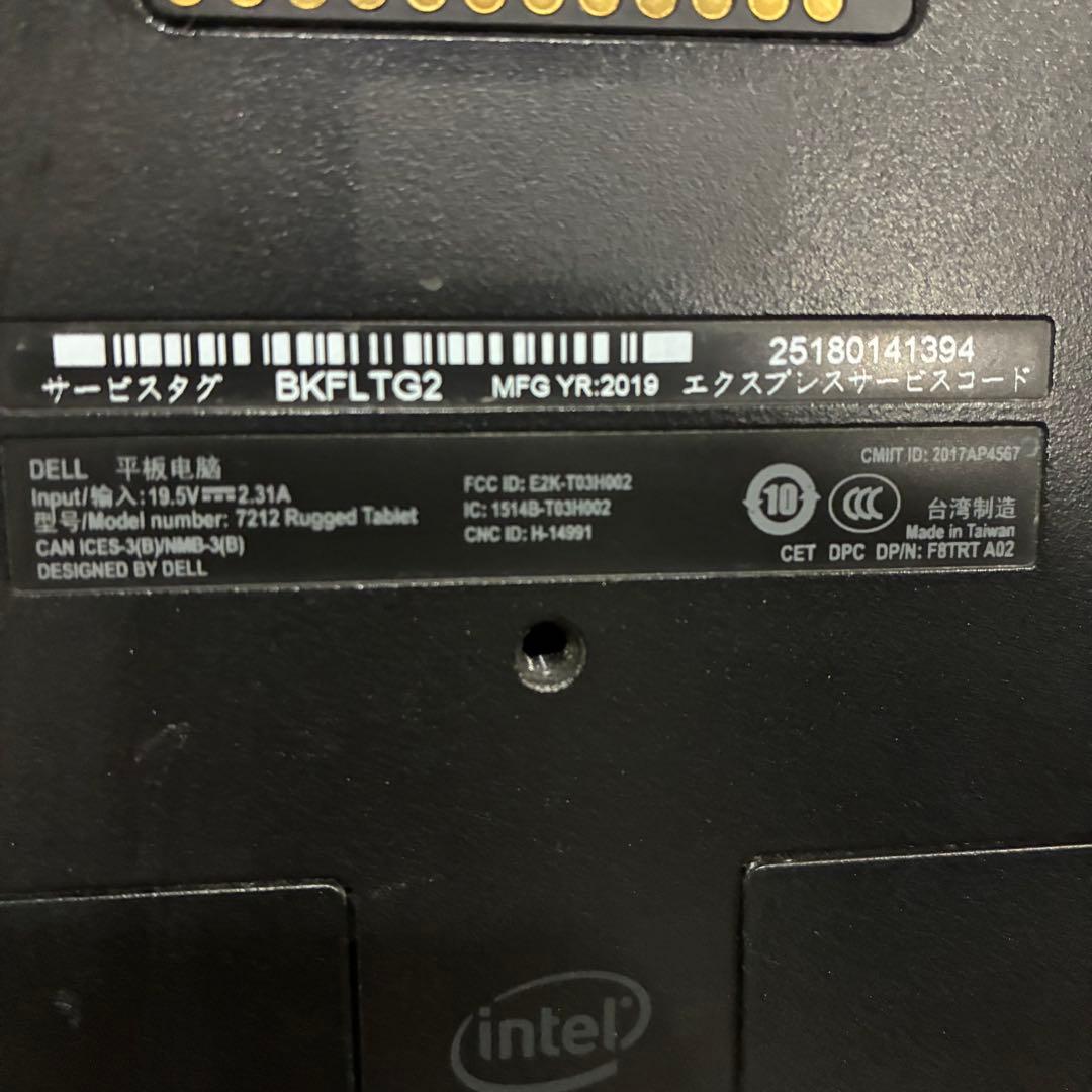 Windowsノート本体 DELL Latitude7212Rugged Tablet i5 8GB PC