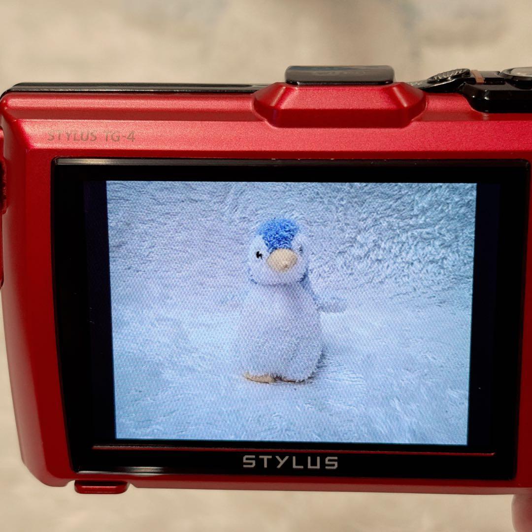 【美品】オリンパス OLYMPUS STYLUS TG-4 Tough レッド