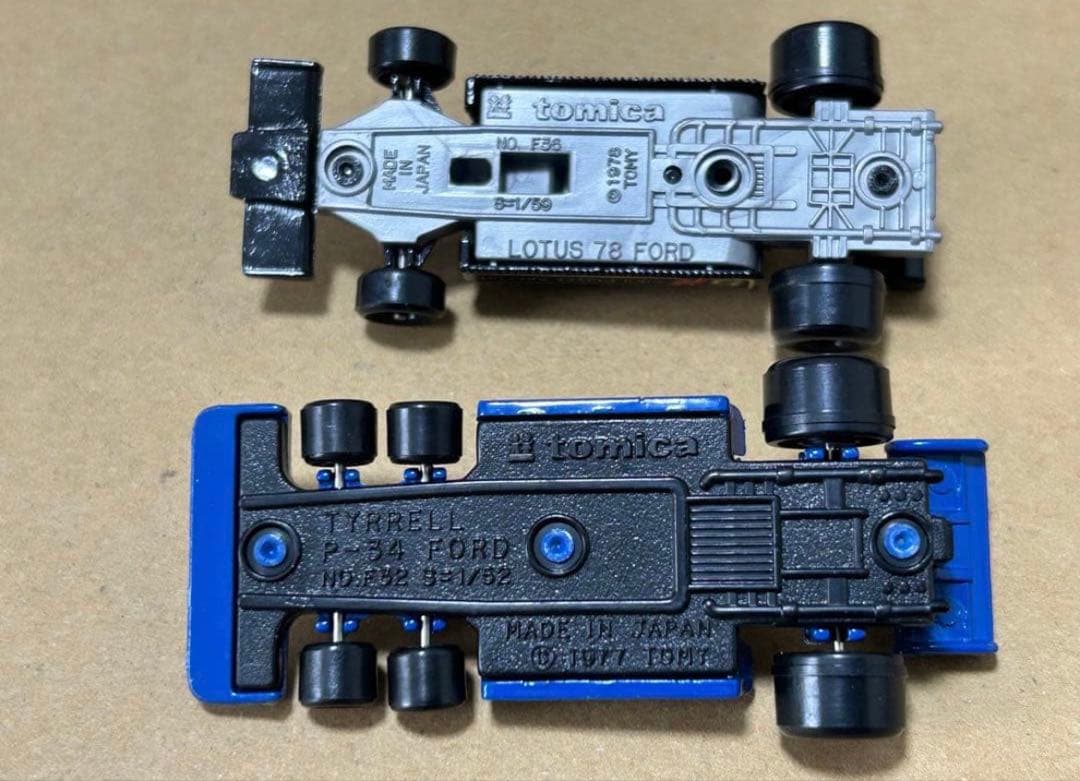日本製 トミカ ロータス78 フォード タイレル P34 フォード 2台セット