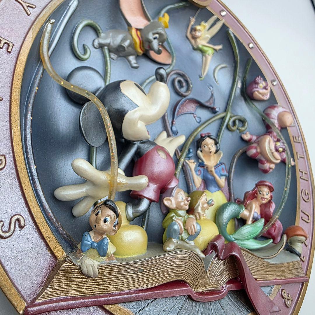 ディズニー　75周年　プレート　置き物　限定品　シリアル　ミッキーマウス