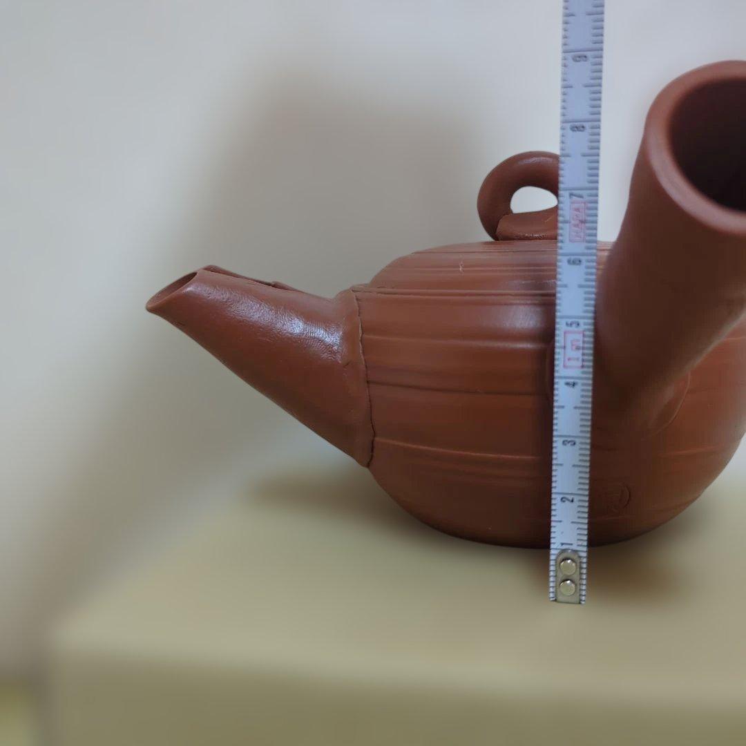 急須　茶道具　石水作　ササメ　細