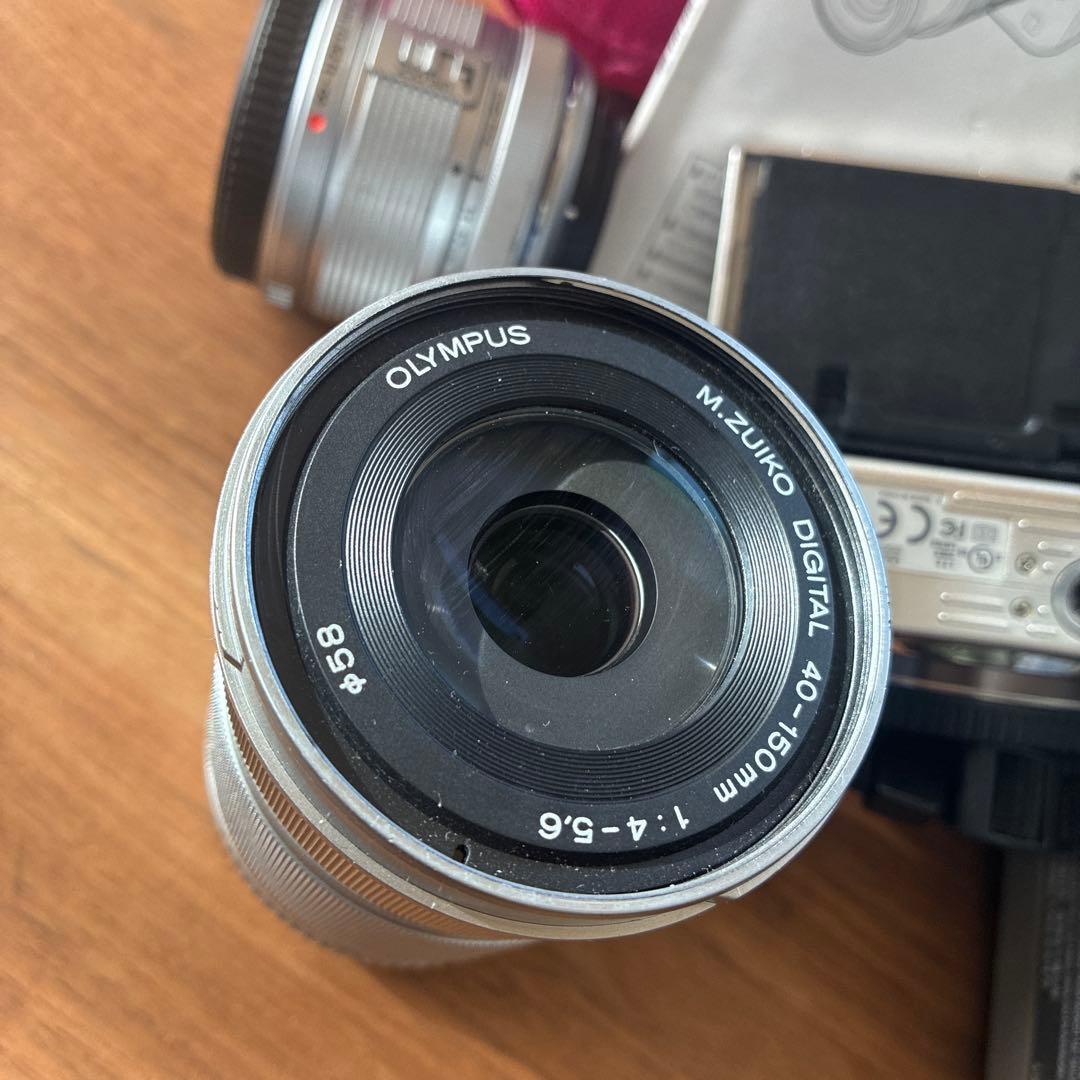 ◆◇ジャンク品◆◇OLYMPUS E-PL6 ミラーレスカメラセット　バッグ付き