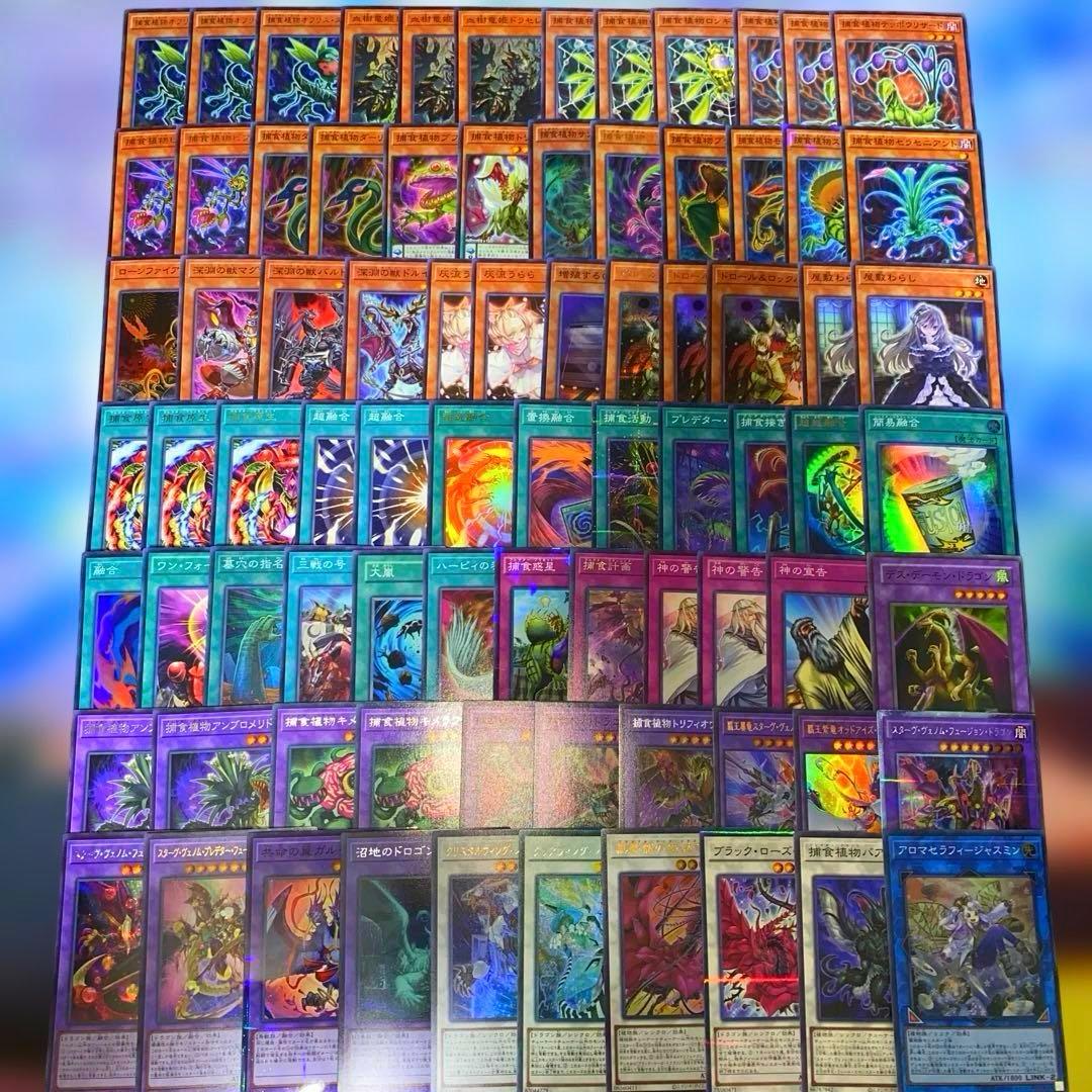 【2192】遊戯王　捕食植物デッキ　プレデタープランツcs優勝構築超逸融合　大会