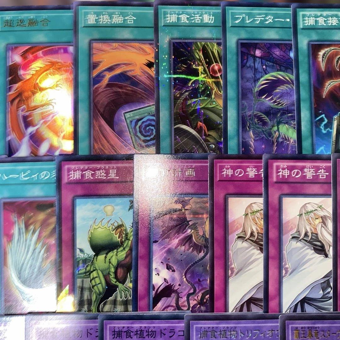 【2192】遊戯王　捕食植物デッキ　プレデタープランツcs優勝構築超逸融合　大会