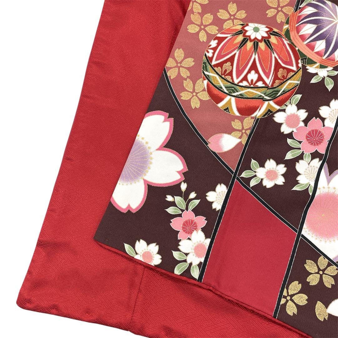 ◎mk-1174　七五三　女の子　着物・襦袢セット　7歳　　2-19