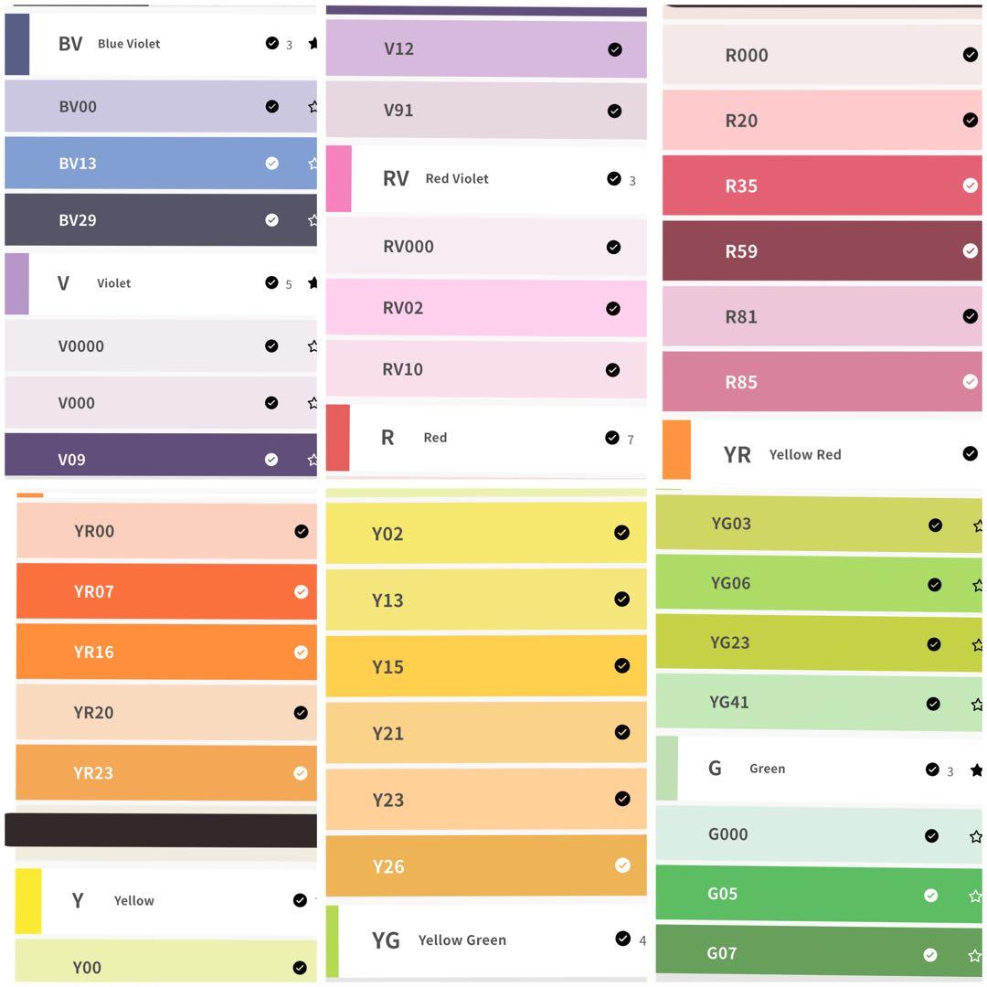 コピック70色(71本)その他マルチライナーなど