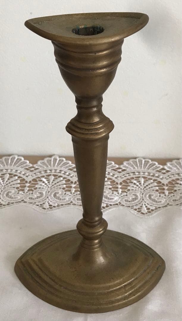 燭台　キャンドルスタンド　キャンドルホルダー　アンティーク　ヴィンテージ　真鍮？