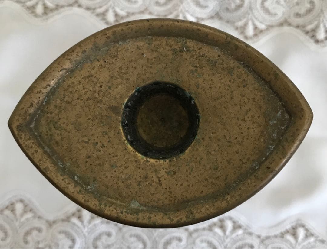 燭台　キャンドルスタンド　キャンドルホルダー　アンティーク　ヴィンテージ　真鍮？