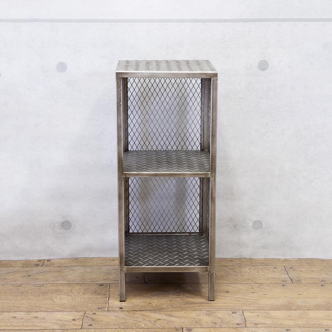 SHU RK ST　収納ラック　スチール　サイドテーブル　幅25cm　高さ60㎝