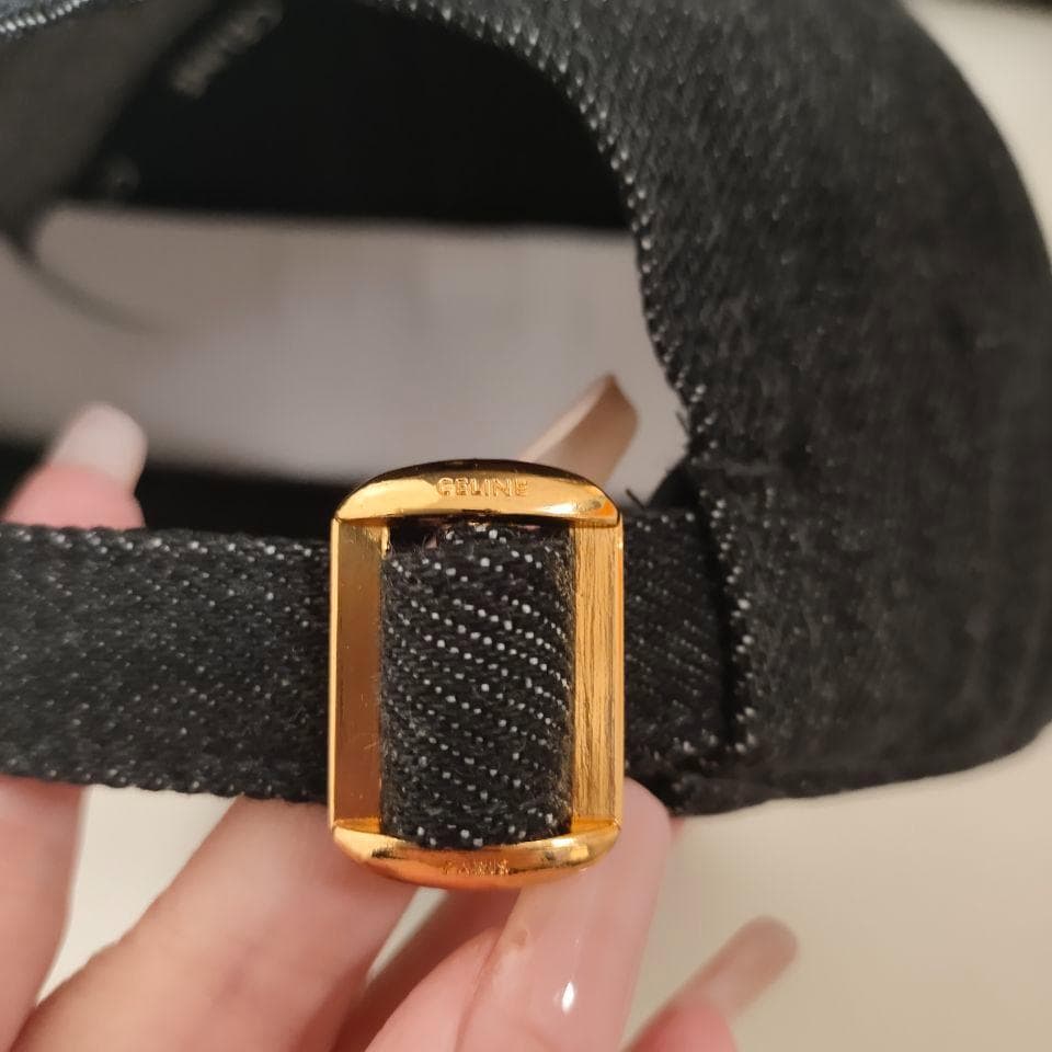 CELINE ベースボール キャップ　デニム
