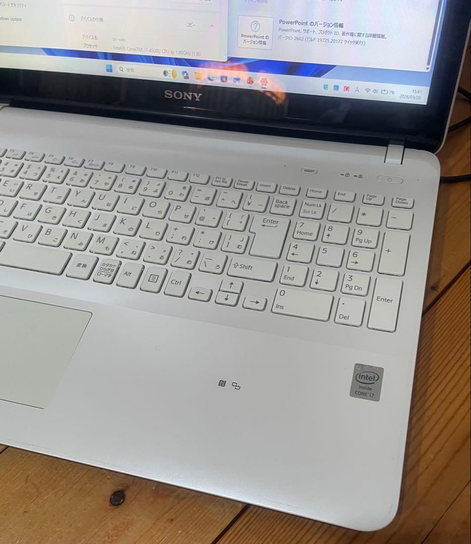VAIO SVF153B1GN 白Windows11&Office2021