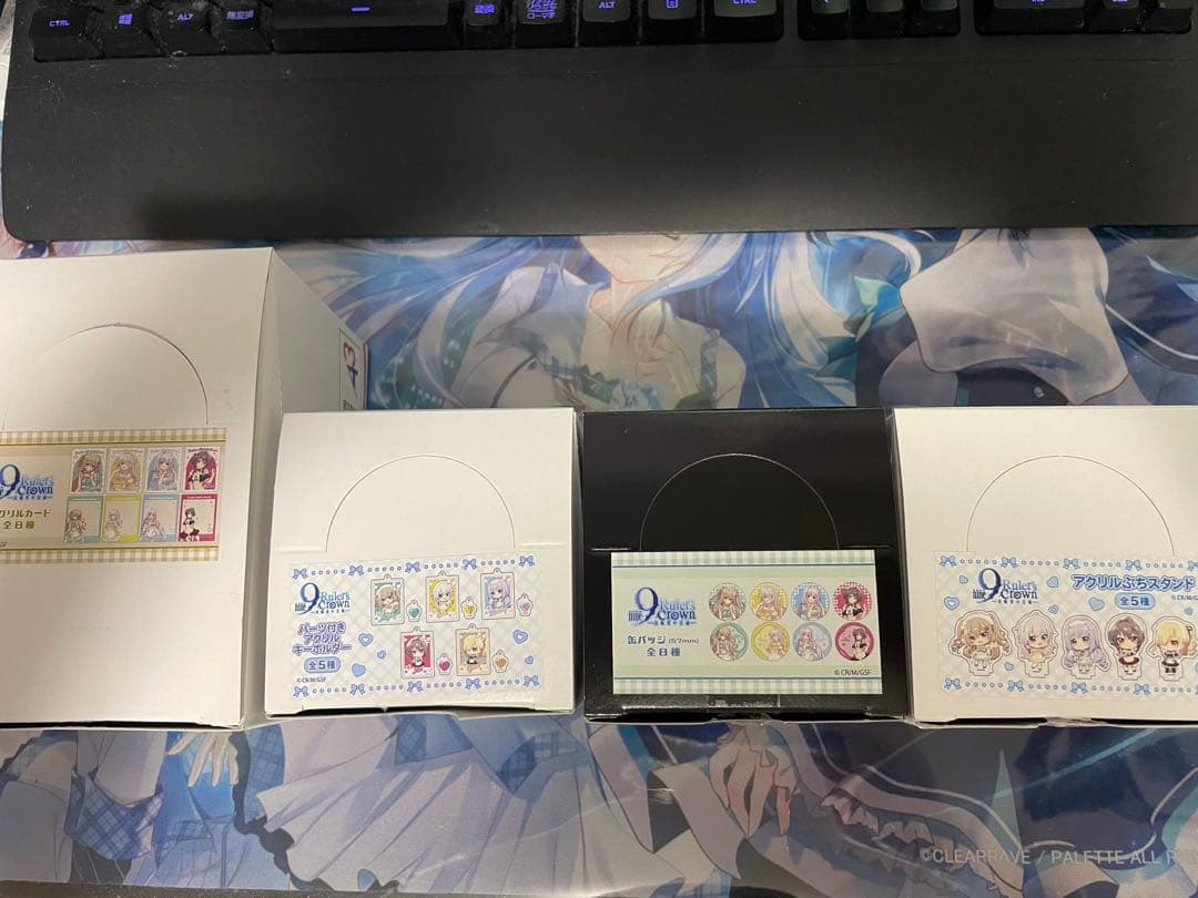 9-nine- ぱれっと 缶バッジ アクリルスタンド クリアカード キーホルダー