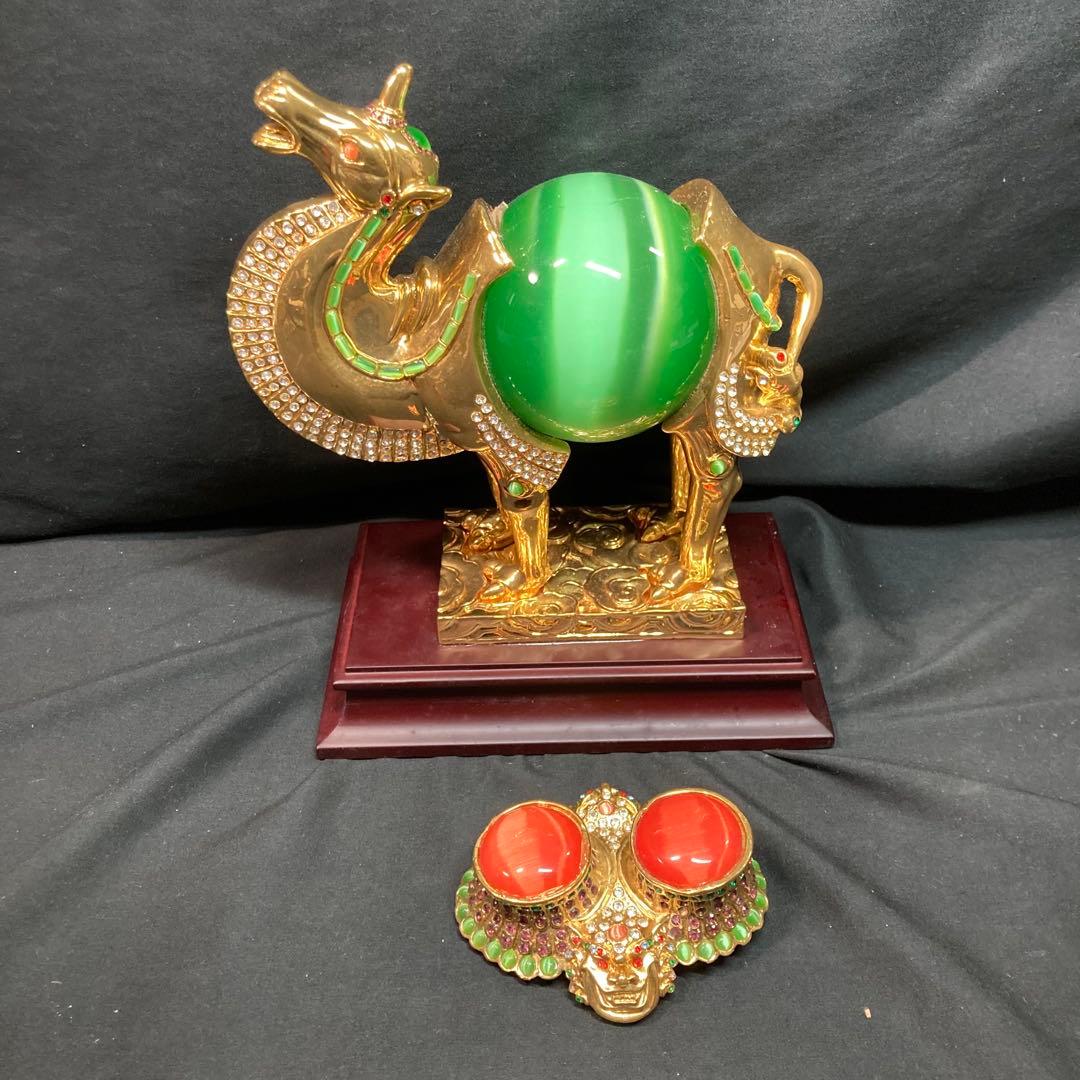 《中国美術》ラクダ置物 中国古玩 置物 工芸品