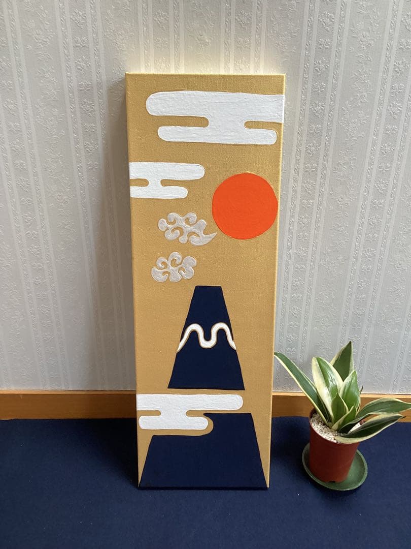 富士山パネルアート(金)