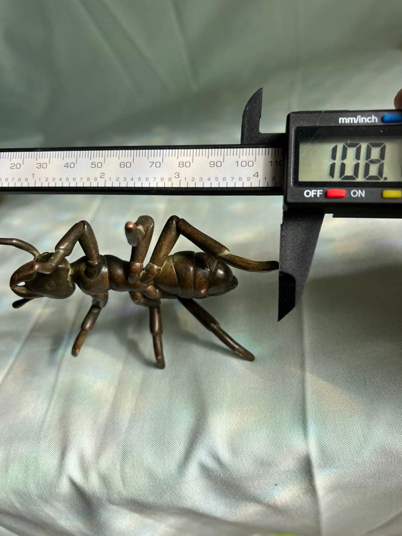 古銅自在蟻アリ置物