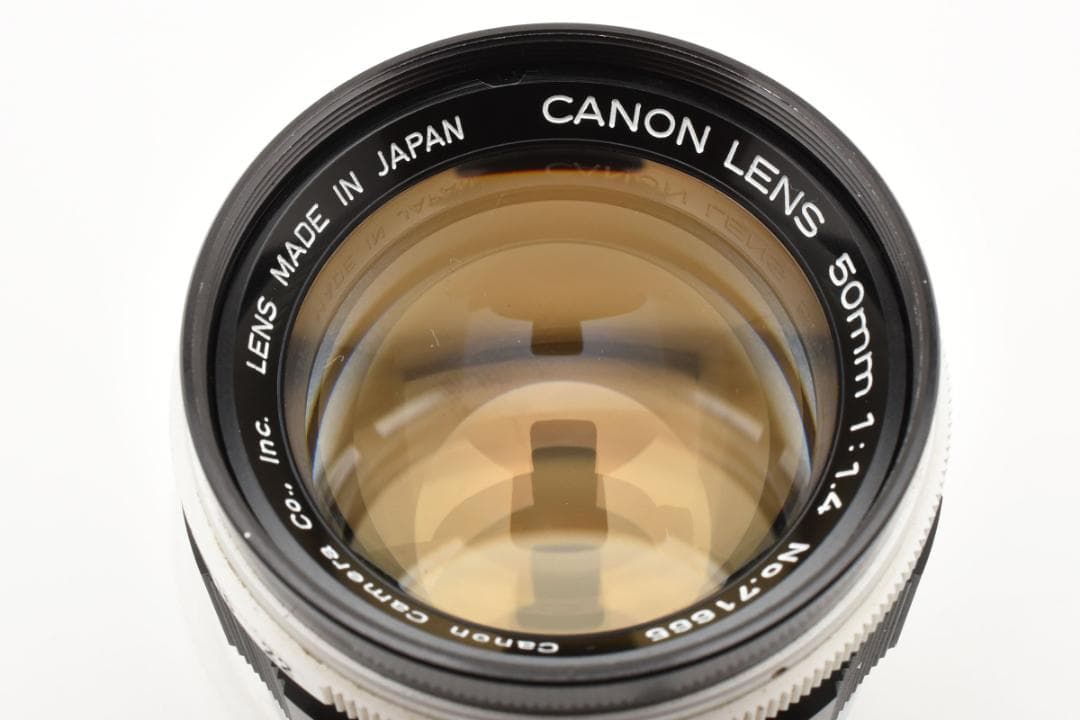 ★極上品★キヤノン LENS 50mm F1.4 Lマウント #900