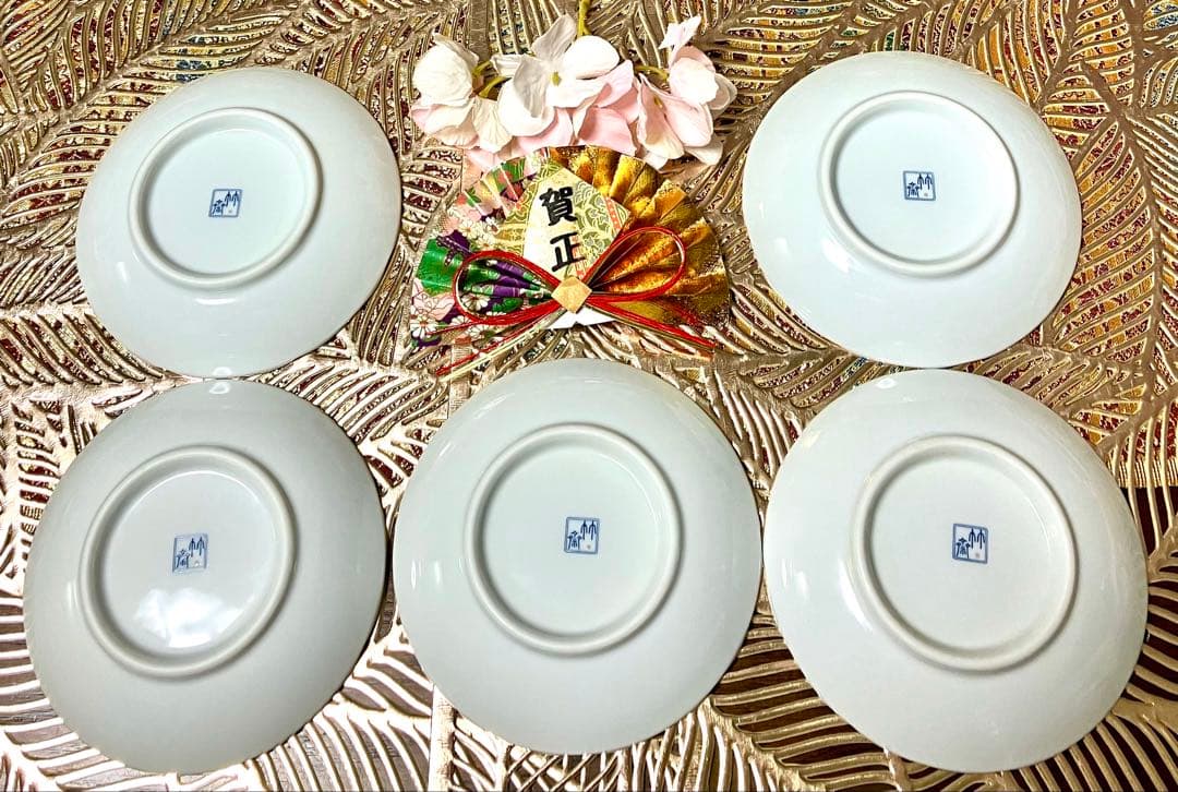 大喜陶器　大皿３１㌢　有田焼林斎窯　陶器　三段重　小皿五点 豪華おもてなしセット