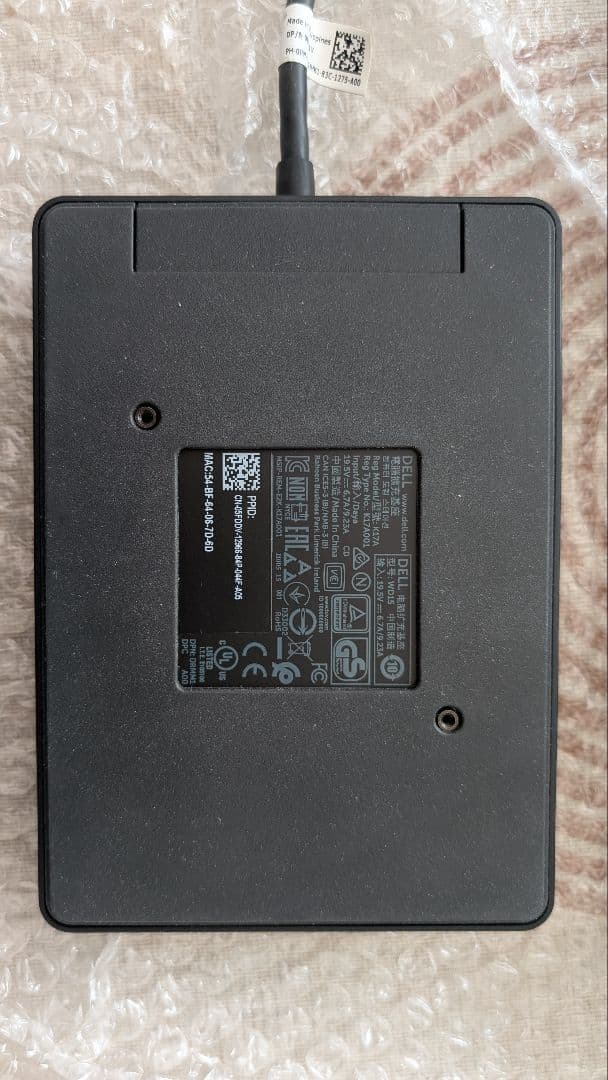 Dell WD19 WD15 デル ドッキングステーション
