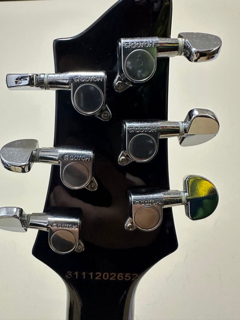 Aria pro ii Duncan Designed搭載パープルエレキギター