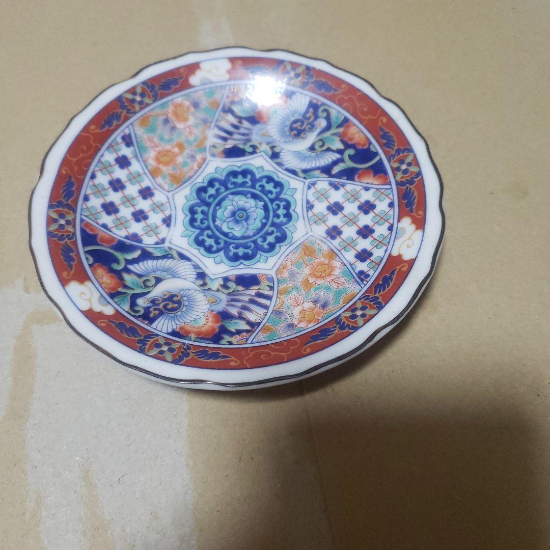 小皿　赤