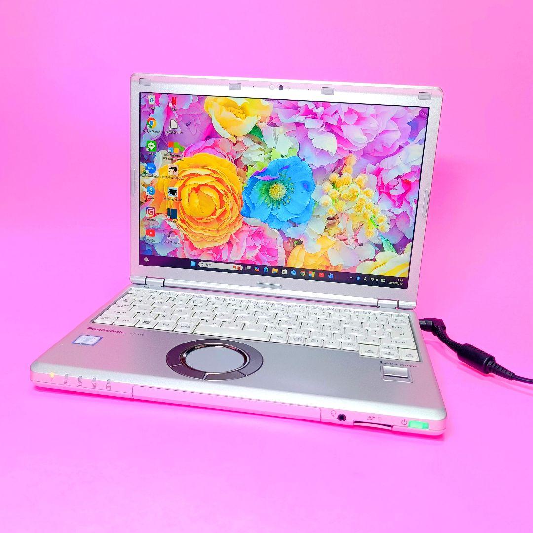 小型軽量✨SSD256✨8GB✨i5✨オフィス✨カメラ付きレッツノートパソコン