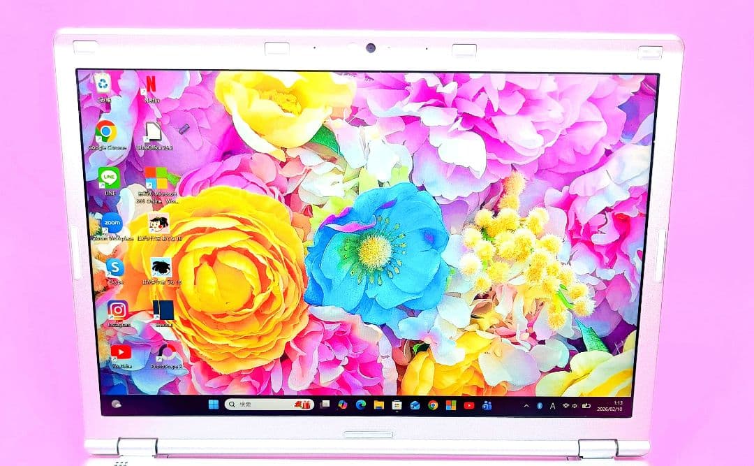 小型軽量✨SSD256✨8GB✨i5✨オフィス✨カメラ付きレッツノートパソコン