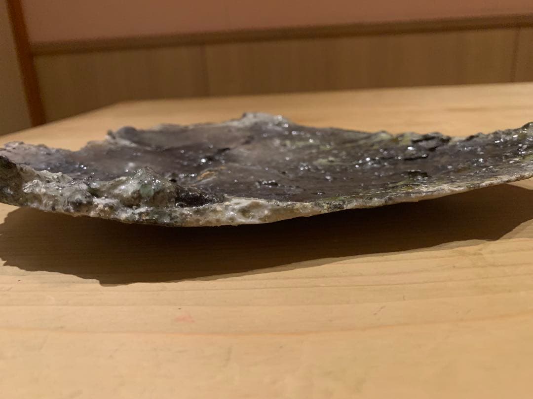 【希少・一点物】谷本貴 作　伊賀 平皿（アートピース・オブジェ）