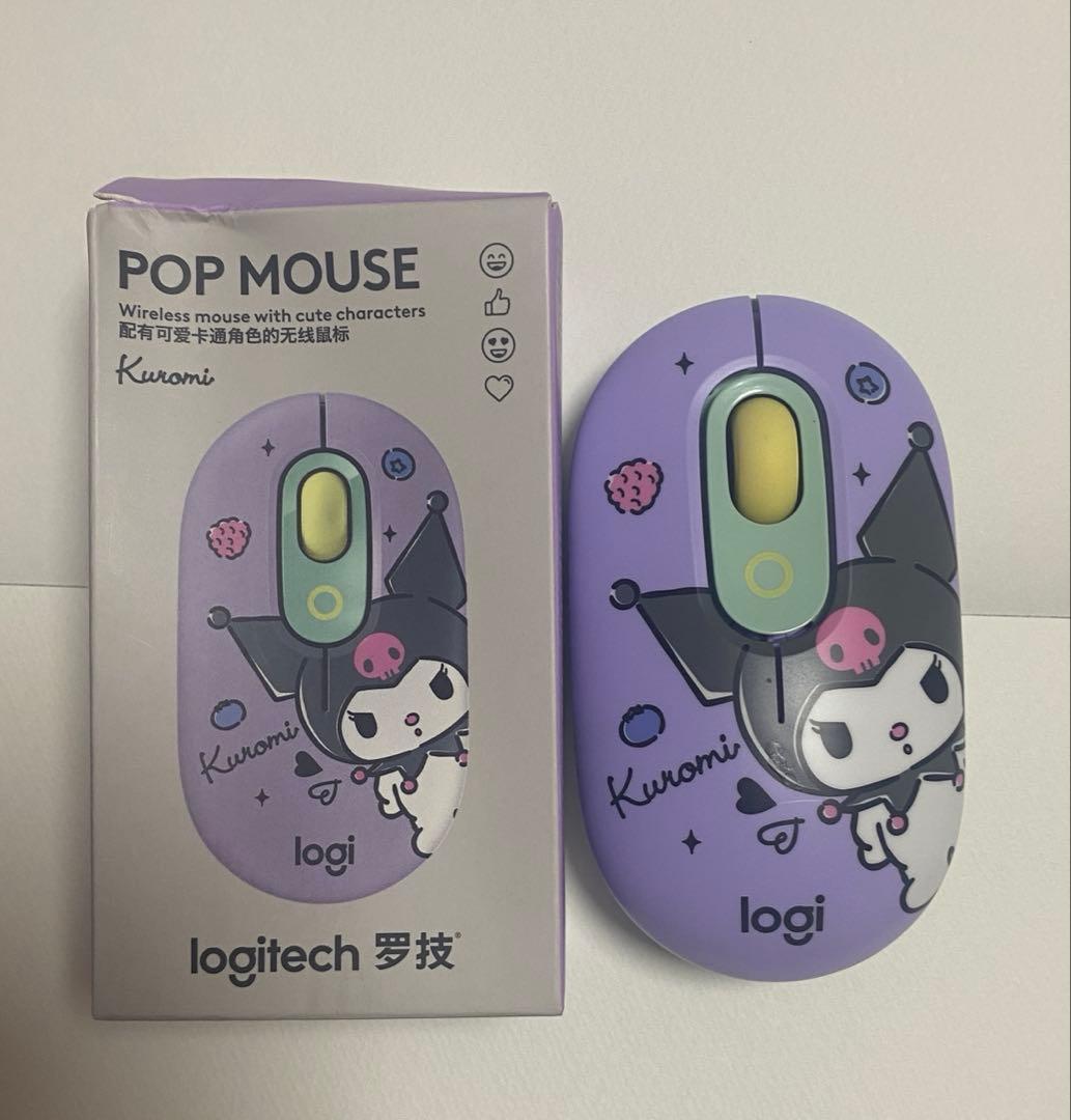 B新品未開封Logitechクロミ ワイヤレスマウス 海外限定デザイン3台接続可