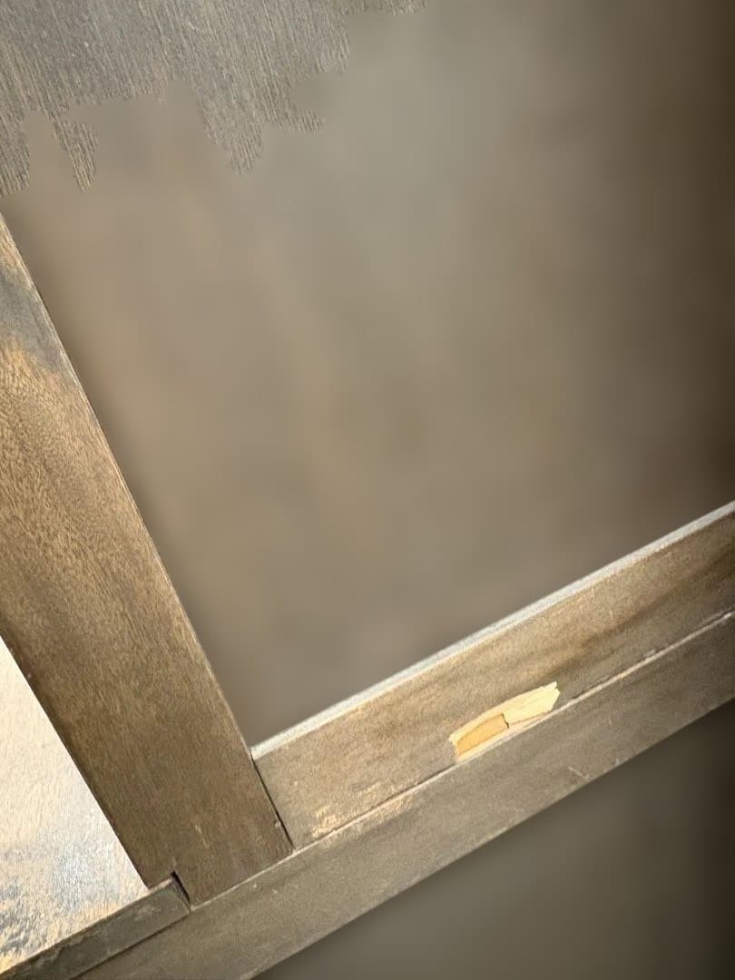 水屋箪笥　キャビネット　木製　アンティーク　古道具