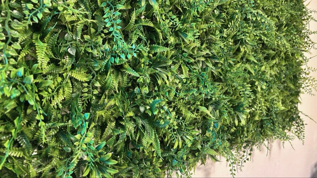 フェイクグリーン 壁掛け 60cm×40cm 6枚セット