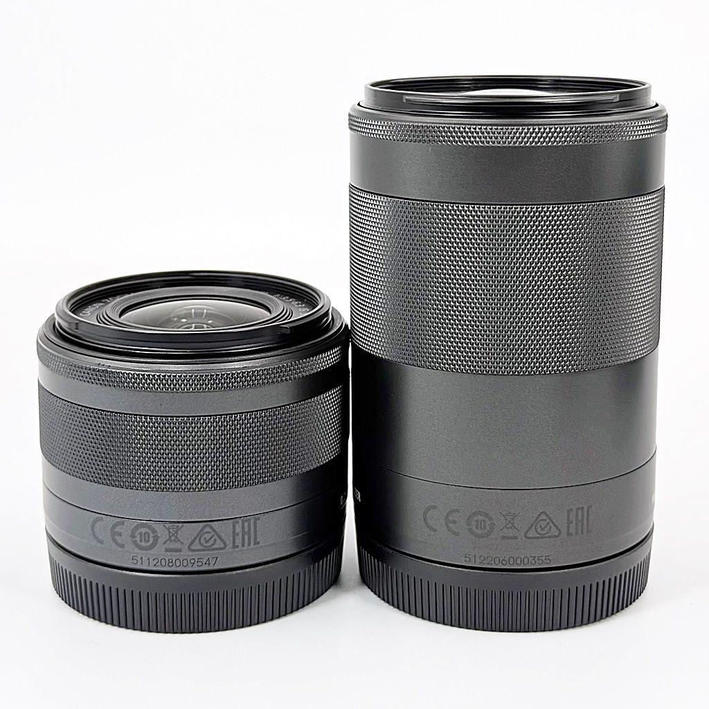 キヤノン EOS M10 ダブルズームキット ブラック ミラーレス カメラ 中古