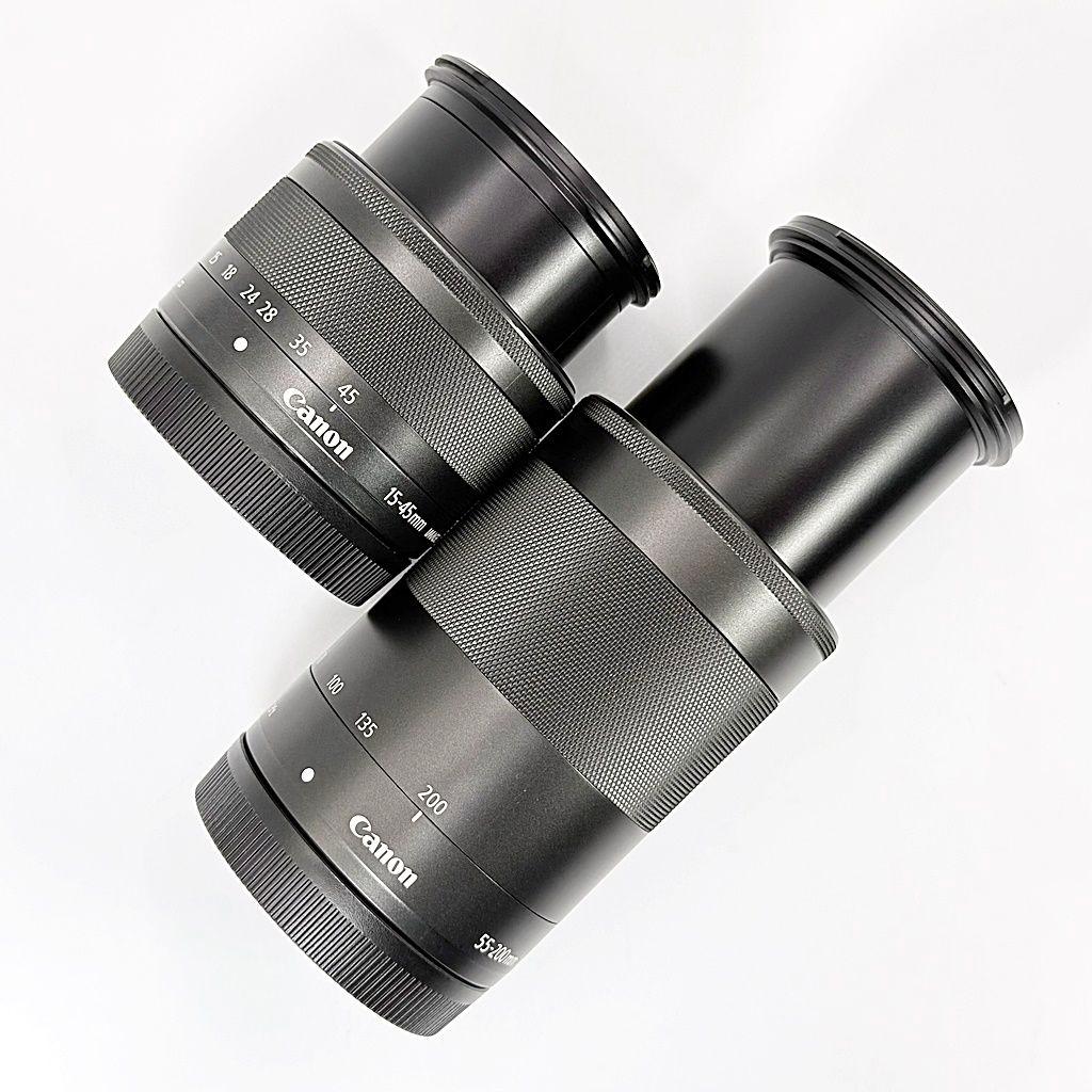 キヤノン EOS M10 ダブルズームキット ブラック ミラーレス カメラ 中古