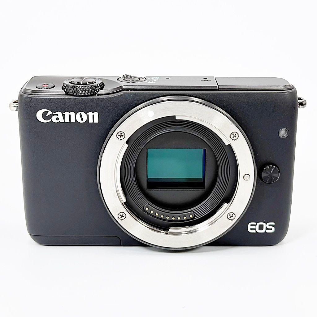 キヤノン EOS M10 ダブルズームキット ブラック ミラーレス カメラ 中古