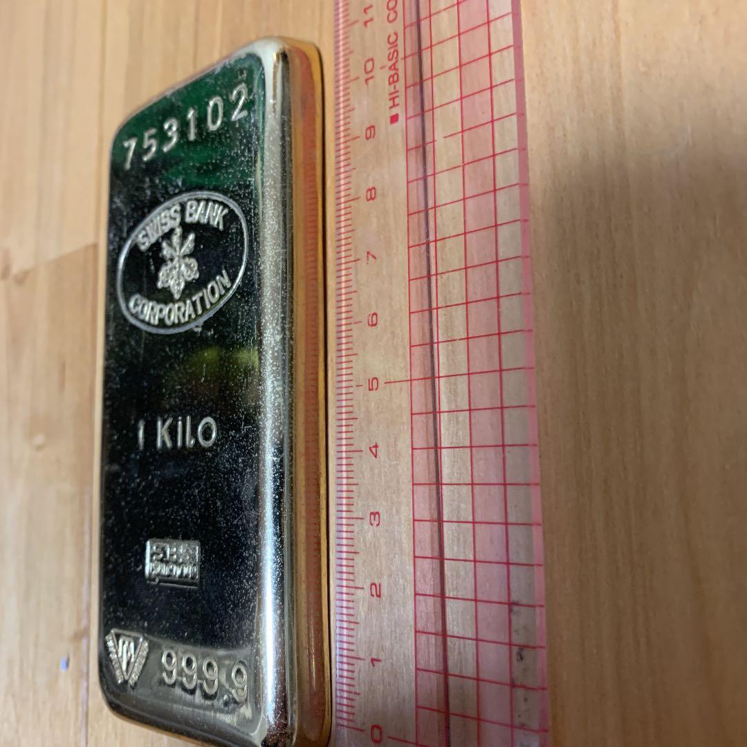 1万円引　金塊　ゴールド　イミテーション　1キロ