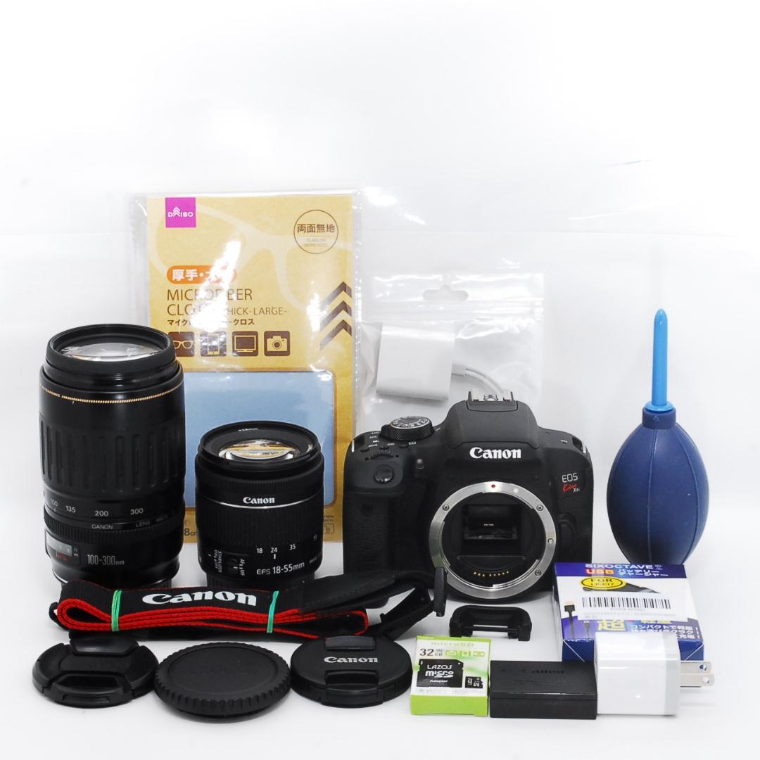 Wi-Fi搭載 Canon Kiss X9i USM望遠付きダブルレンズ