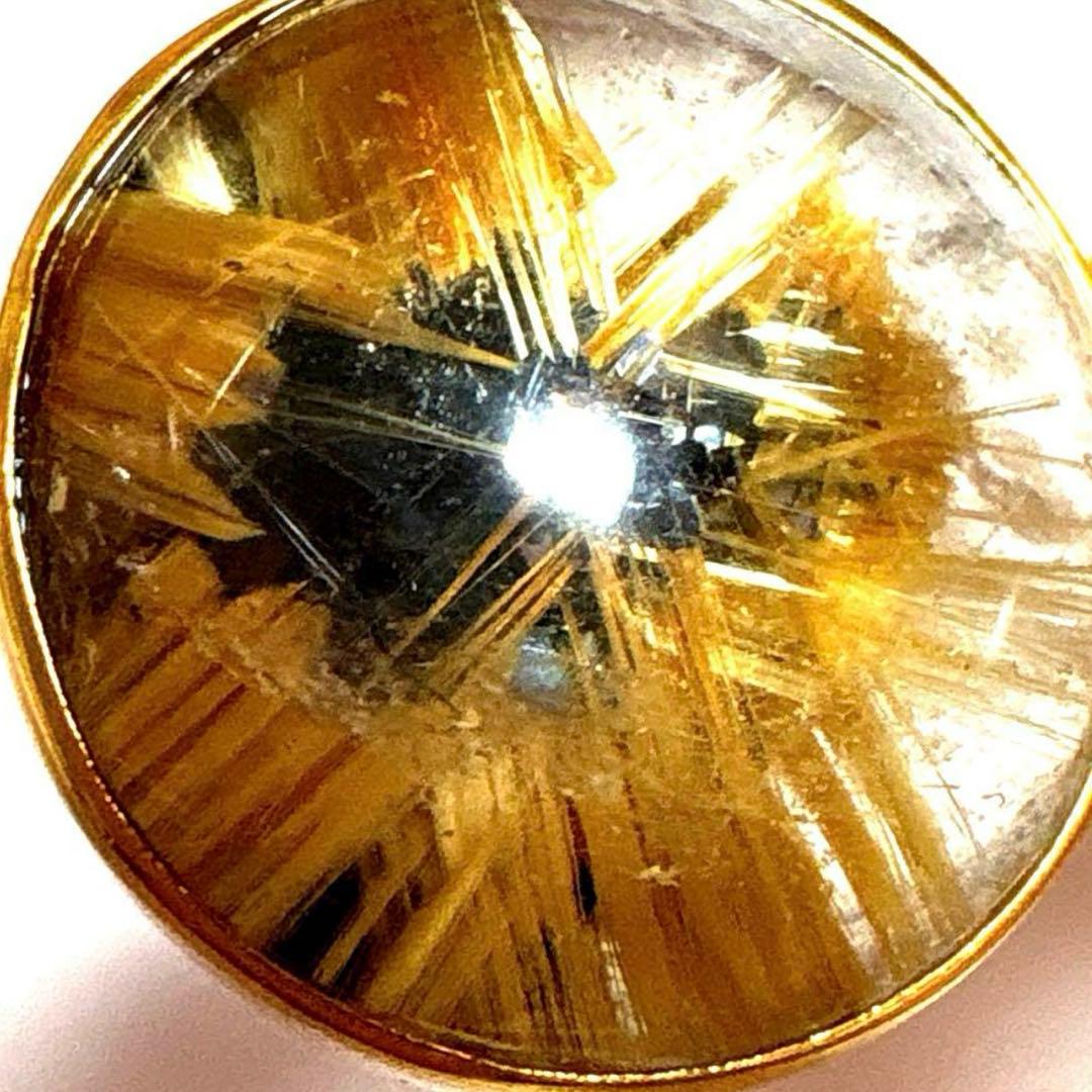 最強金運✴︎高品質　太陽放射タイチンルチルクォーツ　ペンダント　エネルギー満タン