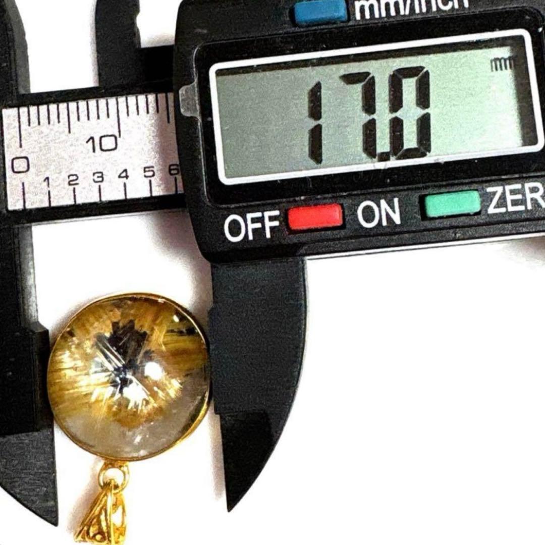 最強金運✴︎高品質　太陽放射タイチンルチルクォーツ　ペンダント　エネルギー満タン