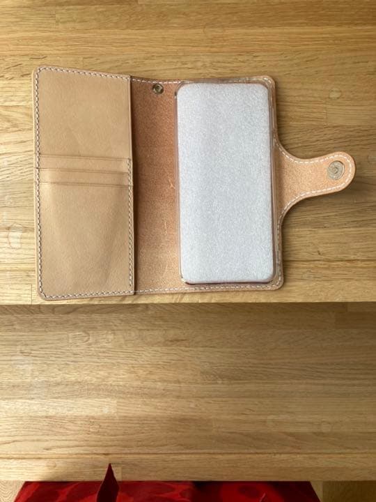 【オーダーメイド】aquos用スマホケース　手縫い　キャンモア