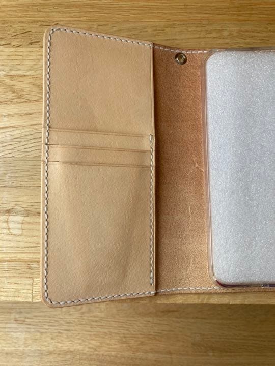 【オーダーメイド】aquos用スマホケース　手縫い　キャンモア