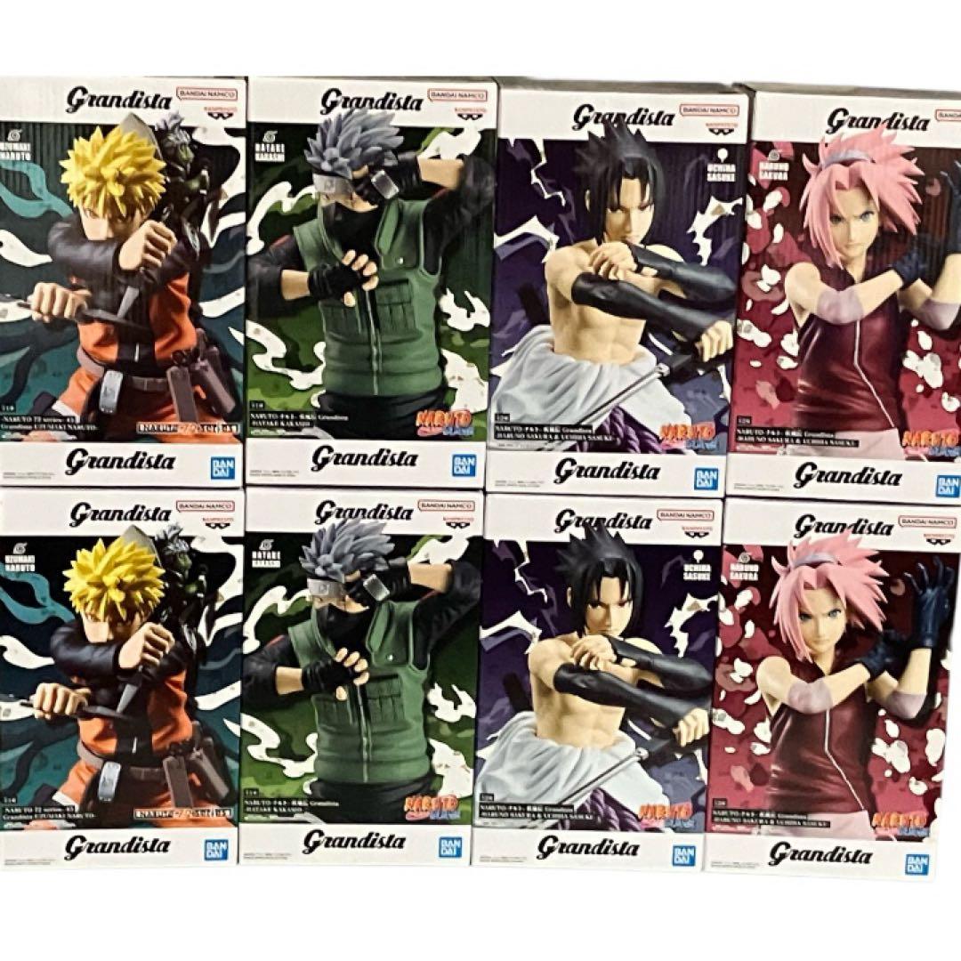 NARUTO Grandistaフィギュア 【ナルト・カカシ・サスケ・サクラ】