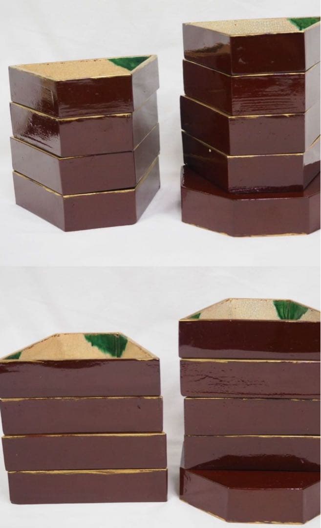 送料無料　江戸～明治　豊楽焼菓子器菓子皿★大珍品★　茶道具　本物保証